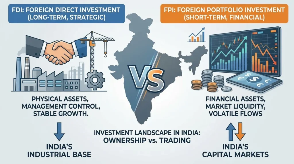 FDI vs FPI in India