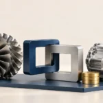 Precision merger in navy and silver